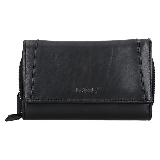 Dámská kožená peněženka Lagen Loretta - černá