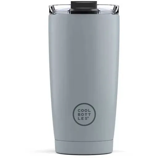 COOL BOTTLES TERMO 550 ML Nerezový termo hrnek, šedá, velikost 550 ML