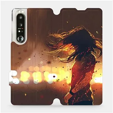 Flip pouzdro na mobil Sony Xperia 1 III - MA02S Tetovaná dívka (5903516725793)
