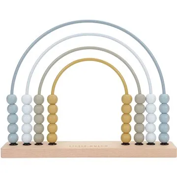 Little Dutch Počítadlo dřevěné duha Blue (8713291770324)