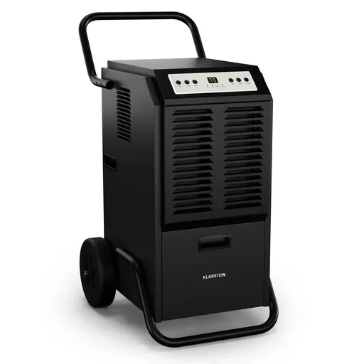 Klarstein DuraDry 70L odvlhčovač vzduchu, 70 l/den, 90-140 m², nerezová ocel, mobilní, 450 m³/h
