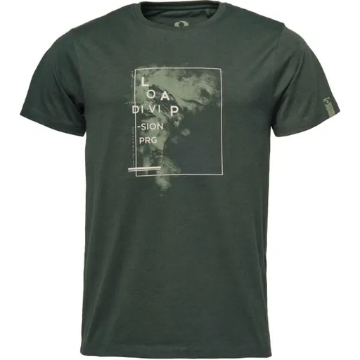 LOAP BOHOR Pánské volnočasové tričko, tmavě zelená, velikost