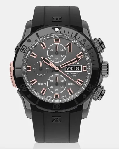 EDOX CO-1 Chronograph Automatic 01128-37GNRCA-GNR