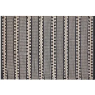 Venkovní koberec béžový a černý 160x230 cm MANSA, 250860 (beliani_250860)