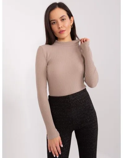 Dámská halenka BASIC FEEL GOOD tmavě béžová