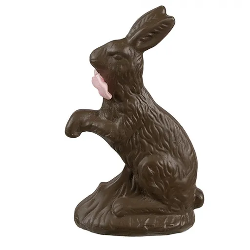 Dekorace čokoládavá figurka králík - 8*4*13 cm 6PR5185