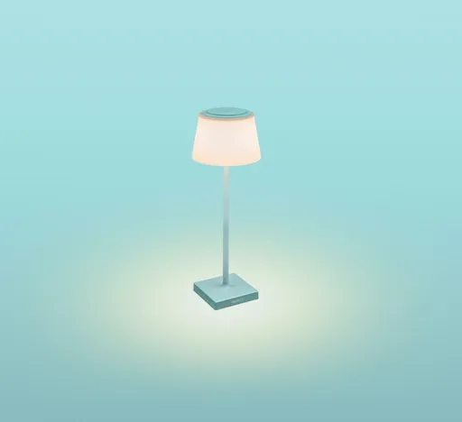 CENTURY Nabíjecí stmívatelné stolní LED svítidlo MARGO tyrkysová 4W 3000K IP54 USB