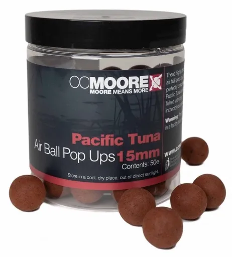 Cc moore plovoucí boilie air ball pacific tuna 12 mm - natural