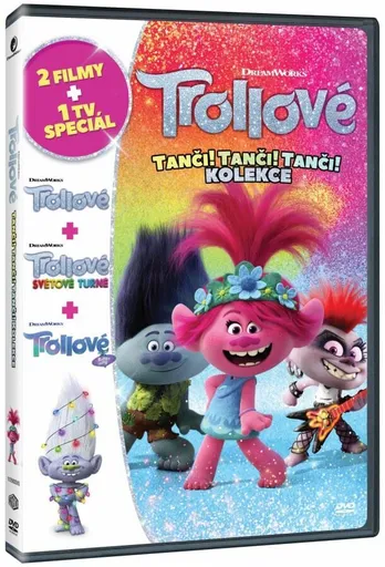 Trollové: Tanči, tanči, tanči kolekce - 2 filmy + 1 TV Speciál (3 DVD)