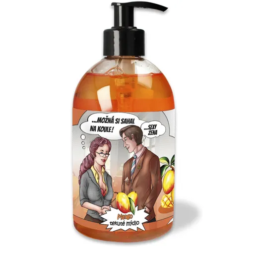 Vtipné mýdlo – Sahal na koule (Vůně mýdla: Mango)