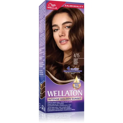 Wella Wellaton Intense Golden Sunset permanentní barva na vlasy s arganovým olejem 1 ks