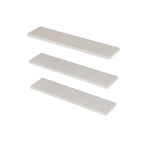 Polička Boss White, 3 ks