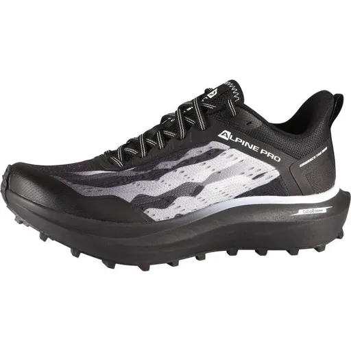 ALPINE PRO CREWE Pánská běžecká obuv, černá, velikost