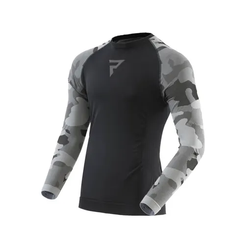 Moto thermo triko Rebelhorn Freeze II Jersey černá-kamufláž XL