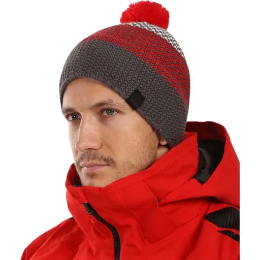 KILPI PAULO Pánská čepice, červená, velikost