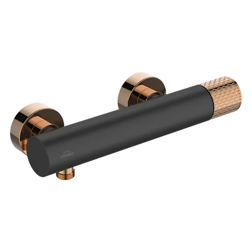 INVENA Dřezová baterie MOONLIGHT černá/růžové zlato BN-77-014-V