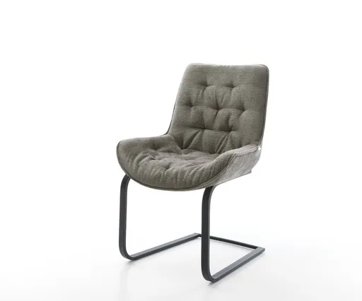 Jídelní židle Taimi-Flex bouclé měkký tmavě béžová konzolová