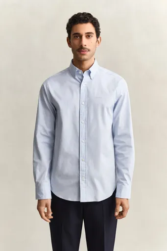 KOŠILE GANT REG PINPOINT OXFORD SHIRT LIGHT BLUE