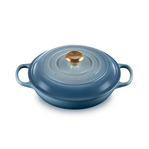 Kastrol SIGNATURE 26 cm, 2,2 l, CHAMBRAY, litina, Le Creuset