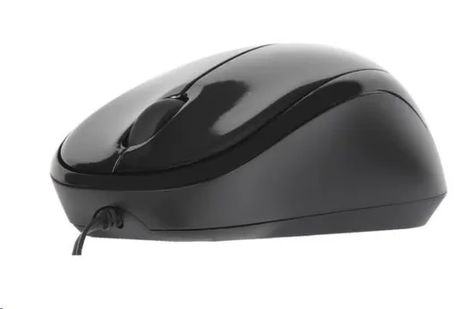 Targus® Compact Blue Trace Retractable Wired Mouse Black