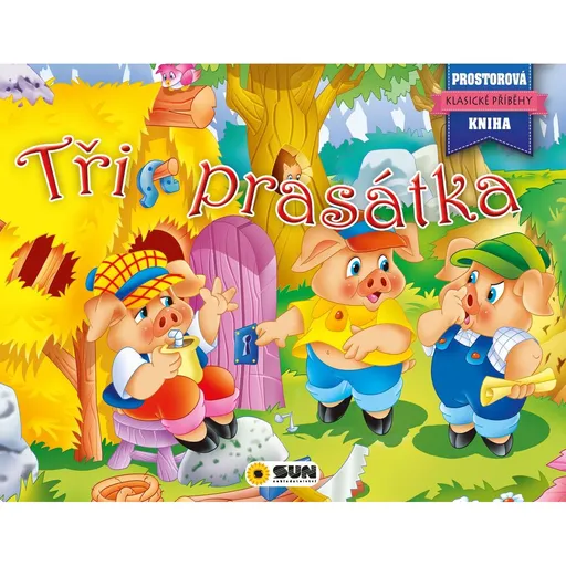 SUN Prostorová kniha - Tři prasátka