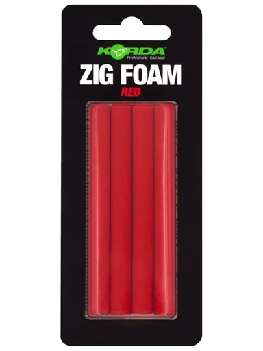 Korda pěnové válečky zig foam - červená