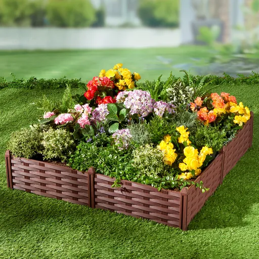 4dílné ohraničení záhonu