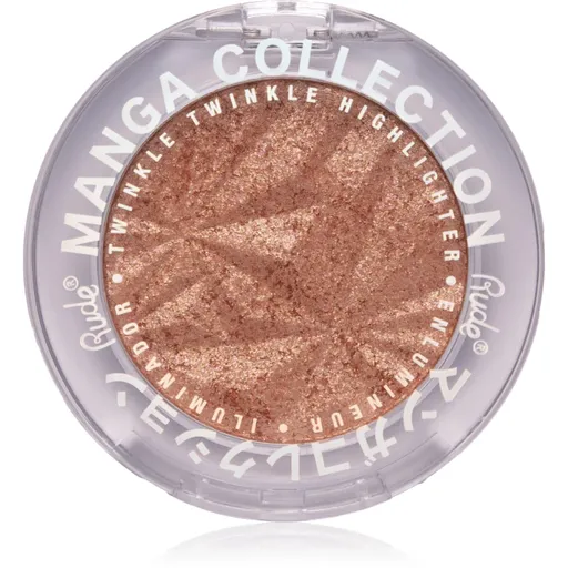 Rude Cosmetics Manga Collection Twinkle Twinkle Highlighter kompaktní pudrový rozjasňovač odstín Rudeko's Dragon 4 g