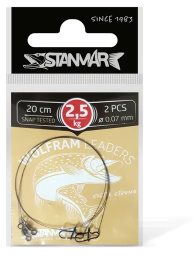 Stan-Mar Wolframové lanko 20cm 2ks - 2,5kg,Stan-Mar Wolframové lanko 20cm 2ks - 2,5kg