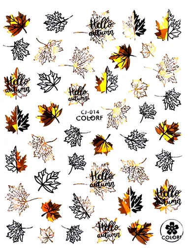 Samolepky na nehty BLACK