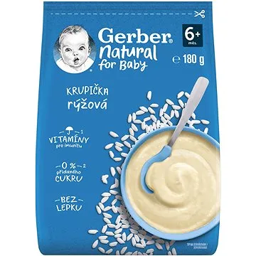 GERBER Natural rýžová krupička 180 g (8445290491084)
