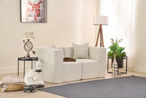 Dvoumístná pohovka Raks - Cream