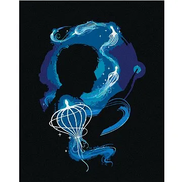 Zuty - Mlok scamander a paraziti vodního draka (fantastická zvířata), 40×50 cm (HRAwlmal283nad)