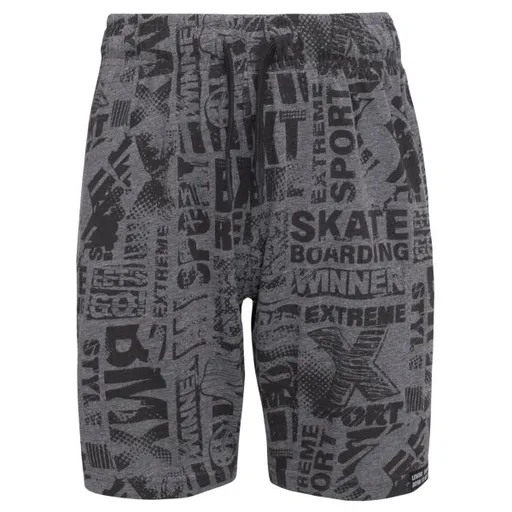 Lewro CHEW Chlapecké úpletové šortky, tmavě šedá, velikost 152-158