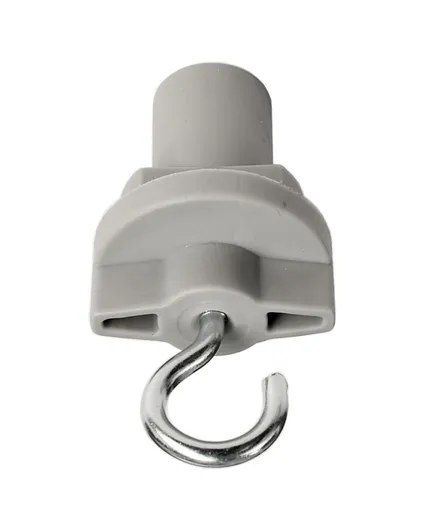 Light Impressions Deko-Light kolejnicový systém 3-fázový 230V D Line háček šedá RAL 7040  710061