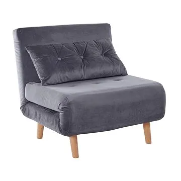 Danish Style Rozkládací křeslo Malina single, šedá (NT02313)