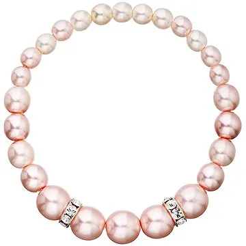 EVOLUTION GROUP 33091.3 rosaline perlový, dekorovaný krystaly Swarovski
 (Ag925/1000, 16 g, růžový) (8590962332353)