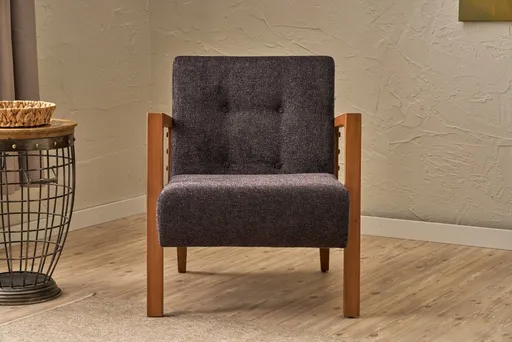 Křeslo ušák Kemer - Anthracite