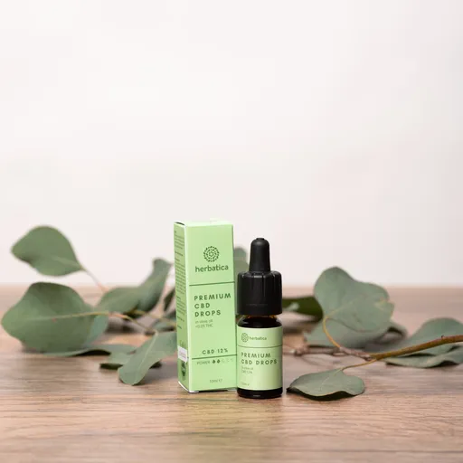 CBD kapky 12% PREMIUM s olivovým olejem - Herbatica - 10 ml