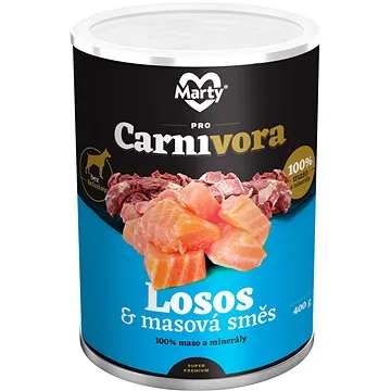 MARTY ProCarnivora pro psy losos + masová směs 400 g (8595174340585)
