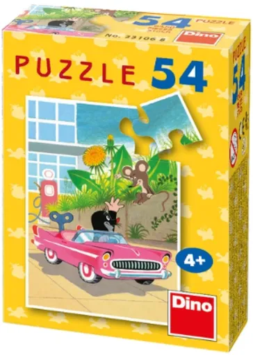 Puzzle Krteček 8x jinak 54 dílků minipuzzle (mix)
