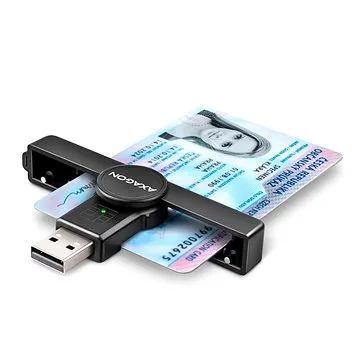 AXAGON CRE-SMP1A Smart card / ID card PocketReader, USB-A (CRE-SMP1A)