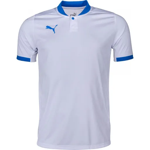 Puma TEAM FINAL JERSEY TEE Pánské fotbalové triko, bílá, velikost XXL