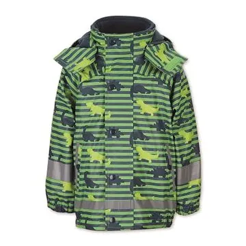 Sterntaler do deště zelená s odpínací fleece mikinou dino 5652111 (HRAjkob0028nad)