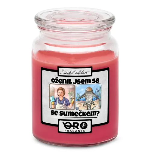 Svíčka Se sumečkem (Vůně svíčky: Višně v čokoládě)