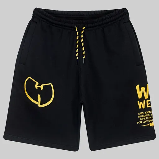 Teplákové kratase Wu-Wear Identity Sweatshorts Black - 2XL