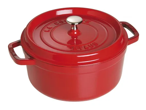 Kulatý hrnec, višňová O 28 cm Staub