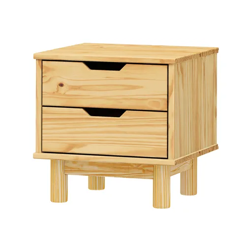 Noční stolek 2 zásuvky BONITO 2 lak