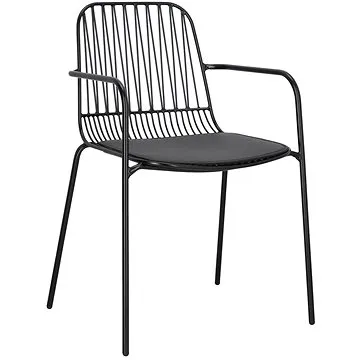 Židle Willy Arm černé s PU podsedákem (IAI-18481)