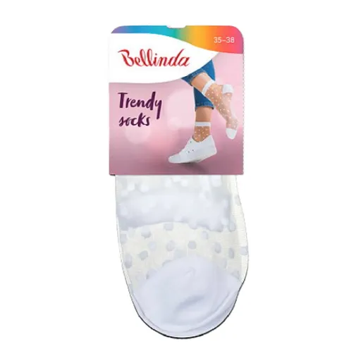 Bellinda Dámské punčochové ponožky s puntíky vel. 35/38 1 pár bílé